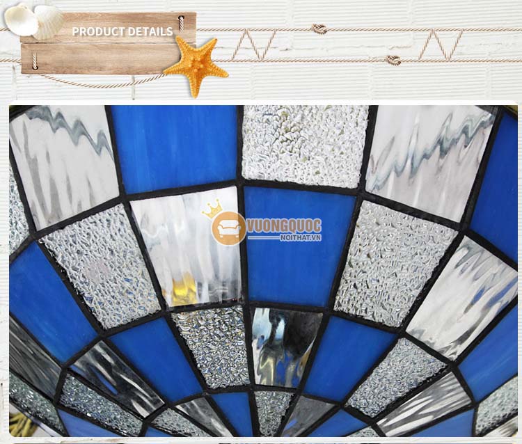 Đèn chùm trang trí Tiffany Yb207-14